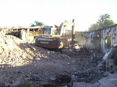 Demolição de casas